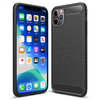 Flexi Slim Carbon Fibre Case for Apple iPhone 11 Pro Max - Brushed Black